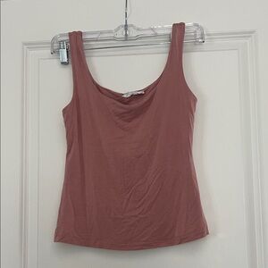 Carly Jean Los Angeles Dusty Rose Tank Top